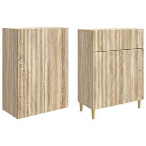 Sada skříněk 2 pcs 66 x 34,5 x 90 cm Kompozitní dřevo - obrázek 3