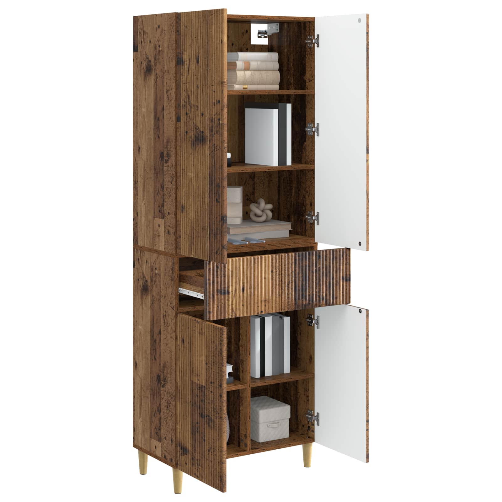 Комплект шкафове 2 pcs 66 x 34,5 x 90 см Инженерна дървесина – изображение 2