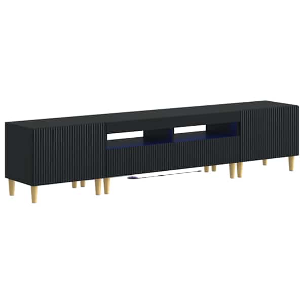 vidaXL 5-osaline LED TV kapp ARNHEM Must Tehispuit