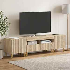 5-delna LED TV omarica Sonoma hrast Inženirski les