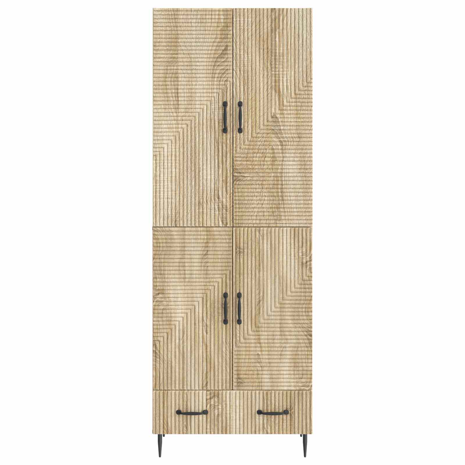 Комплект шкафове 2 pcs 66 х 34,5 х 95 см Инженерна дървесина – изображение 4