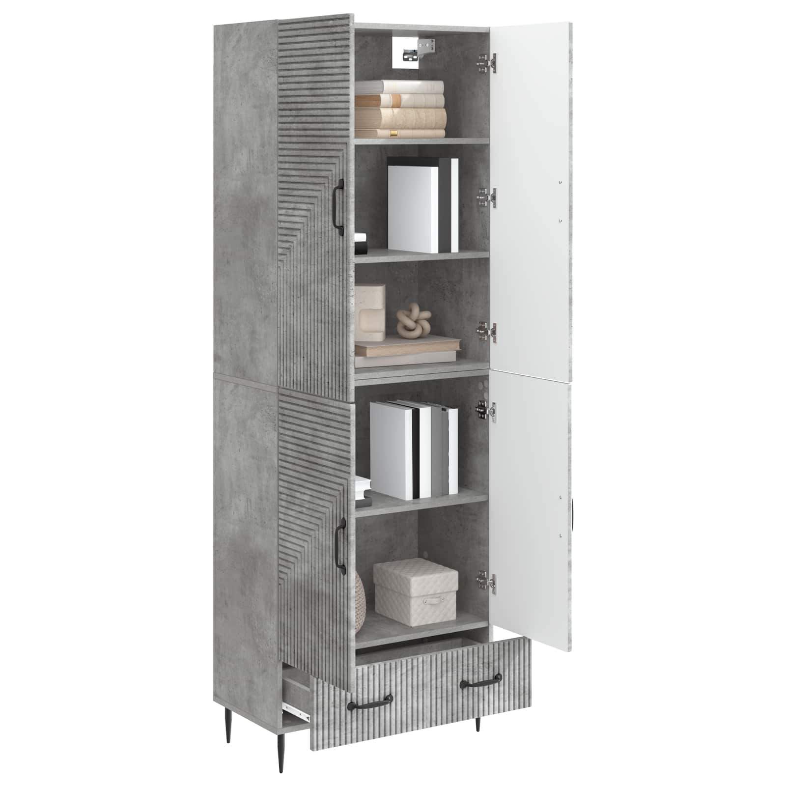 Комплект шкафове 2 pcs 66 х 34,5 х 95 см Инженерна дървесина – изображение 2