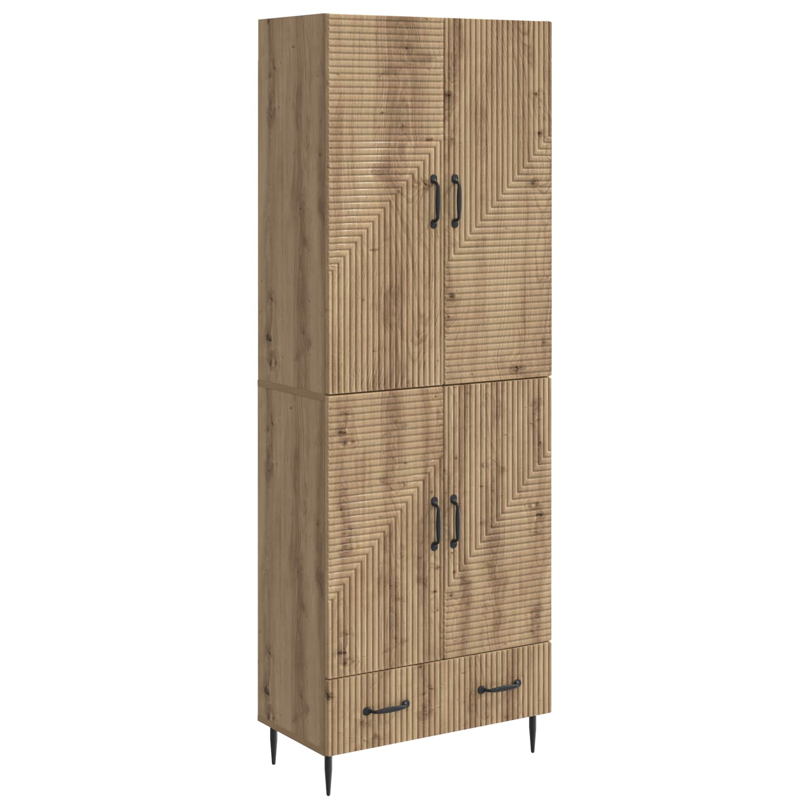 vidaXL Schrankset 2 pcs 66 x 34,5 x 95 cm Holzwerkstoff