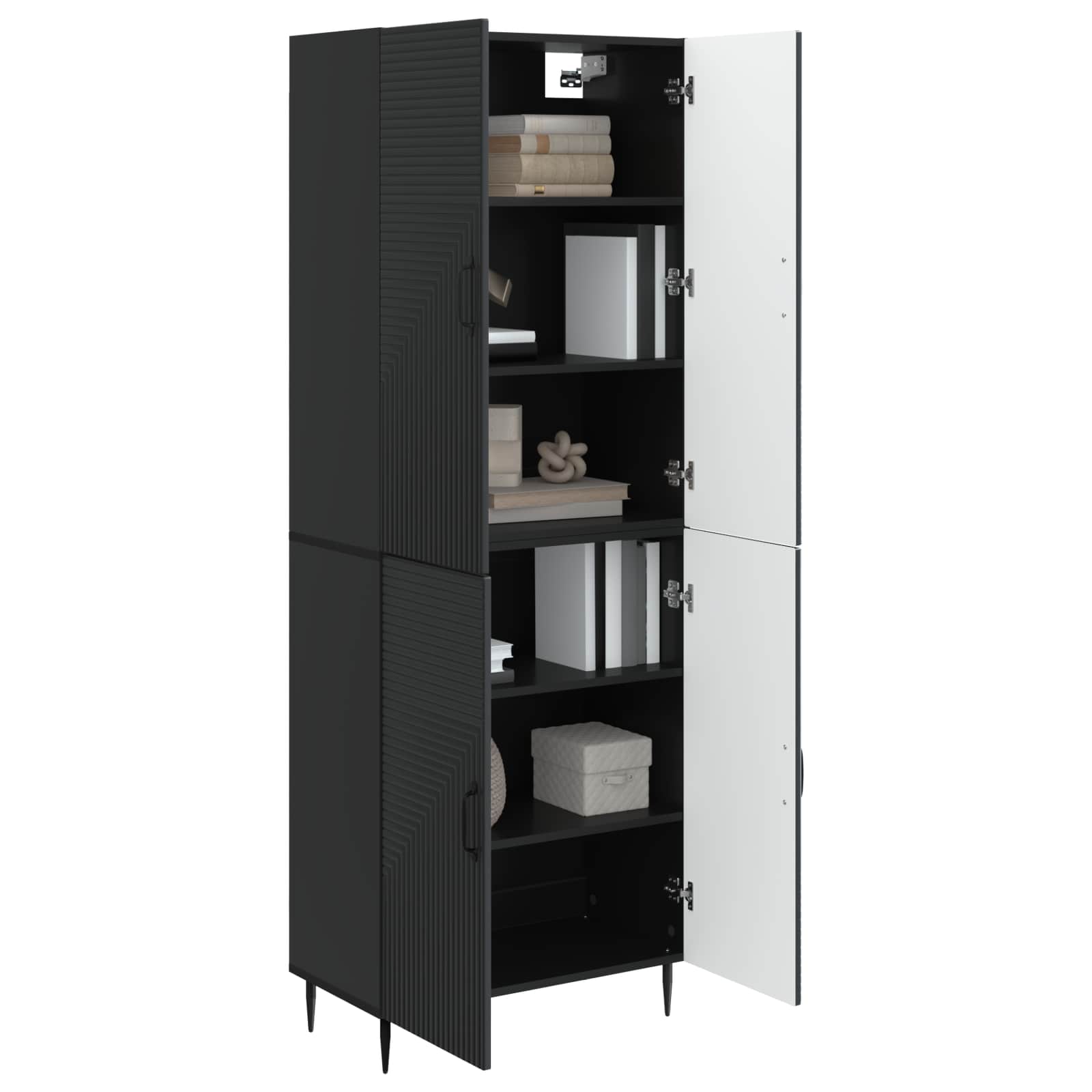 Комплект шкафове 2 pcs 66 x 34,5 x 89,5 см Инженерна дървесина – изображение 2