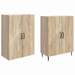 Sada skříněk 2 pcs 66 x 34,5 x 89,5 cm Kompozitní dřevo - obrázek 3