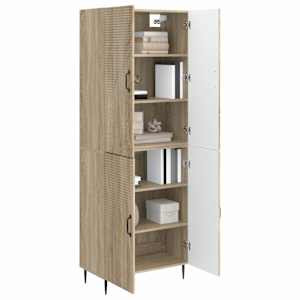 Sada skříněk 2 pcs 66 x 34,5 x 89,5 cm Kompozitní dřevo - obrázek 2