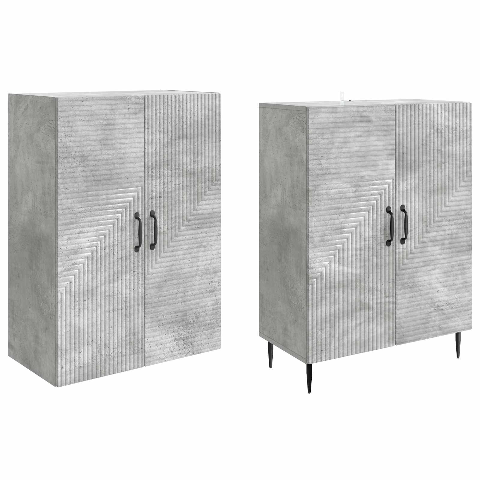 Комплект шкафове 2 pcs 66 x 34,5 x 89,5 см Инженерна дървесина – изображение 3
