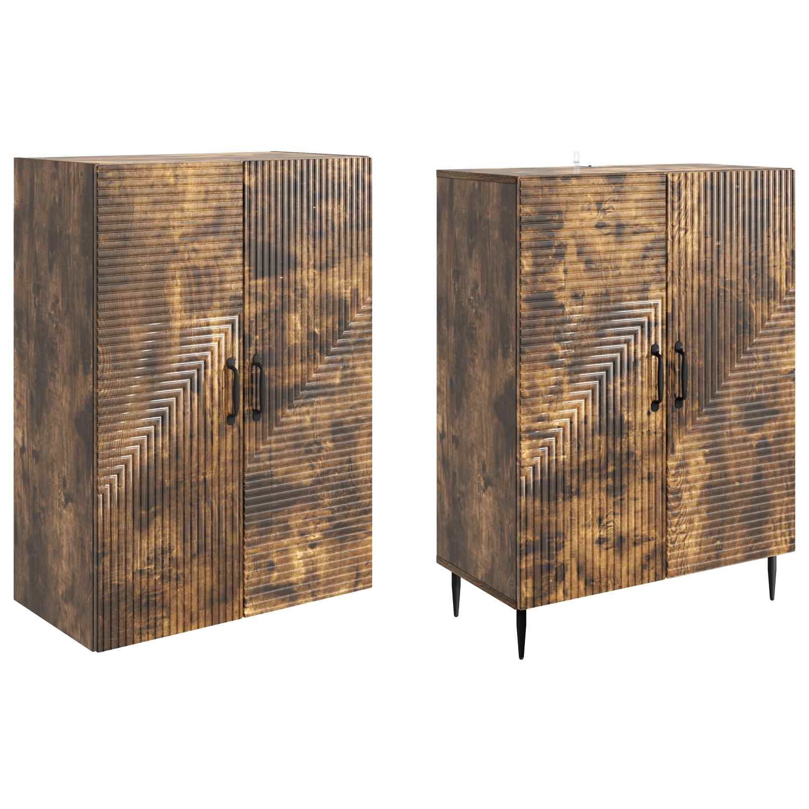 Комплект шкафове 2 pcs 66 x 34,5 x 89,5 см Инженерна дървесина – изображение 3