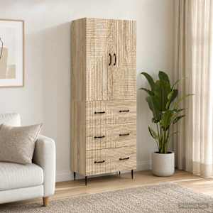 Set omar 2 kos 66 x 34,5 x 90 cm Inženirski les Sonoma hrast
