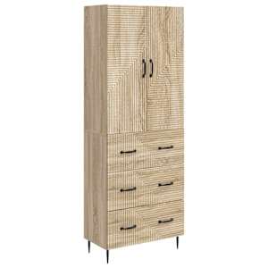 Set omar 2 pcs Sonoma hrast 66 x 34,5 x 90 cm Inženirski les