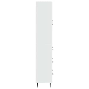 Sada skříněk 2 pcs Bílá s vysokým leskem 66 x 34,5 x 90 cm - obrázek 5