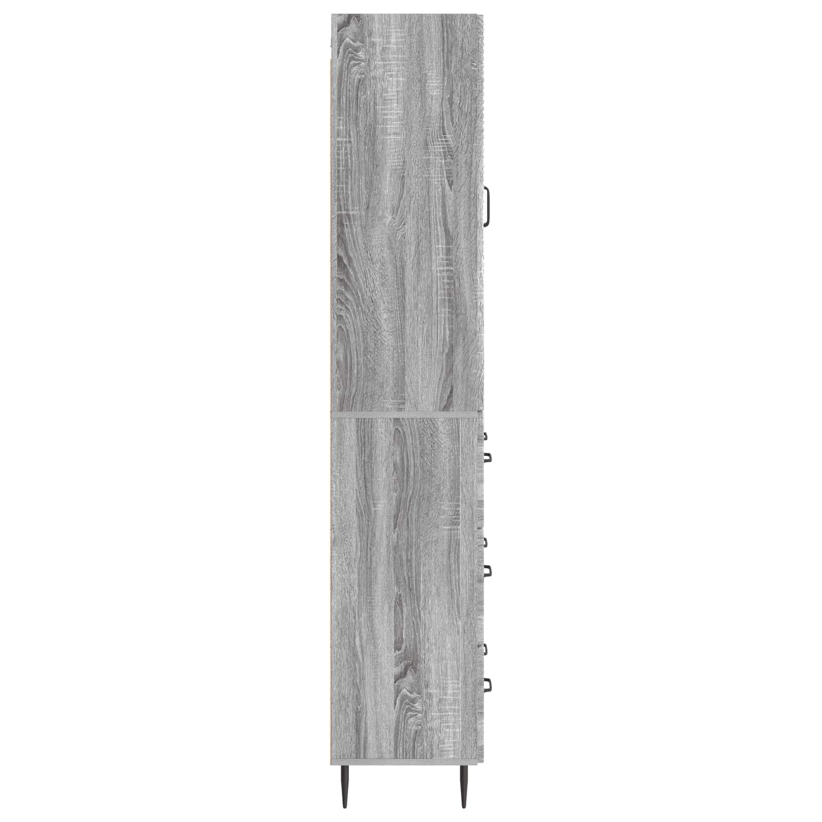 Kaappisarja 2 pcs Harmaa Sonoma 66 x 34,5 x 90 cm Tekninen puu - Image 5