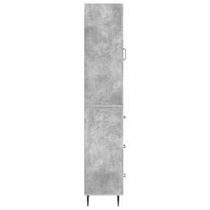 Sada skříněk 2 pcs Betonově šedá 33 x 34,5 x 90 cm - obrázek 5
