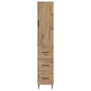Sada skříněk 2 pcs Dub artisan 33 x 34,5 x 90 cm - obrázek 4