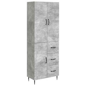 Sada skříněk 2 pcs Betonově šedá 66 x 34,5 x 89,5 cm - obrázek 1