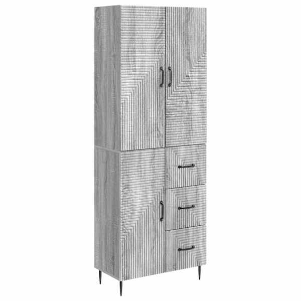 vidaXL Kapi Komplekt 2 tk Hall Sonoma Tehispuit