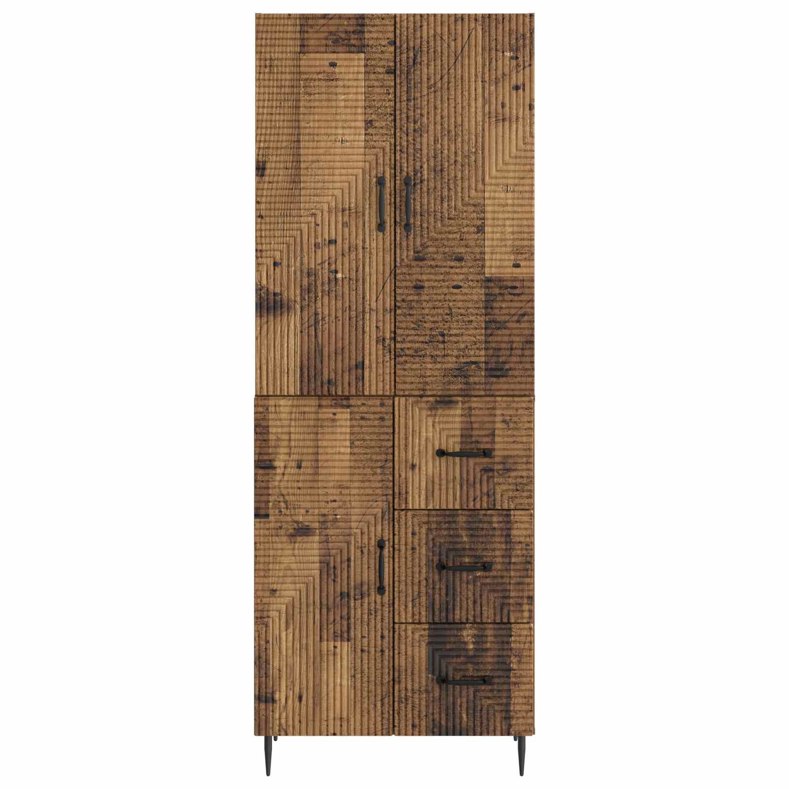 Комплект шкафове 2 pcs Старо дърво 66 x 34,5 x 89,5 см – изображение 4