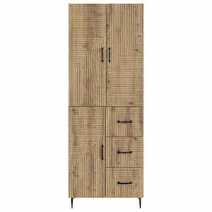 Sada skříněk 2 pcs Dub artisan 66 x 34,5 x 89,5 cm - obrázek 4