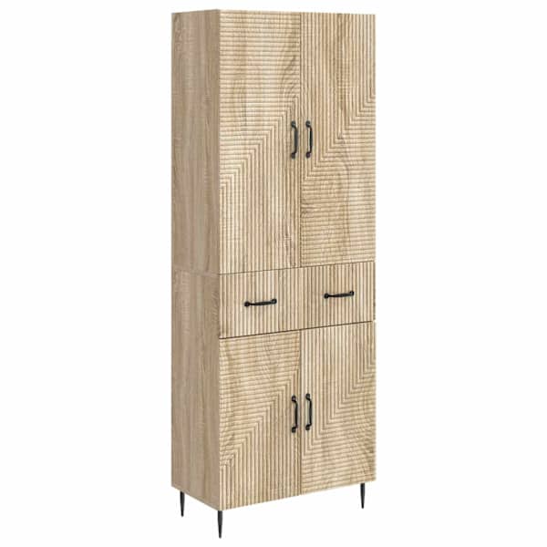 vidaXL Kapi Komplekt 2 tk Sonoma tamm Tehispuit