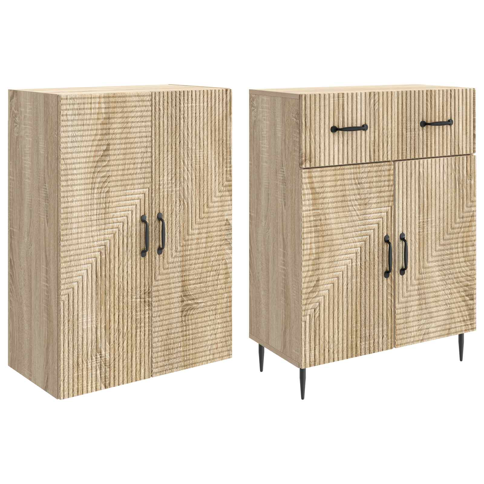 Комплект шкафове 2 pcs Дъб сонома 66 x 34,5 x 89,5 см – изображение 3
