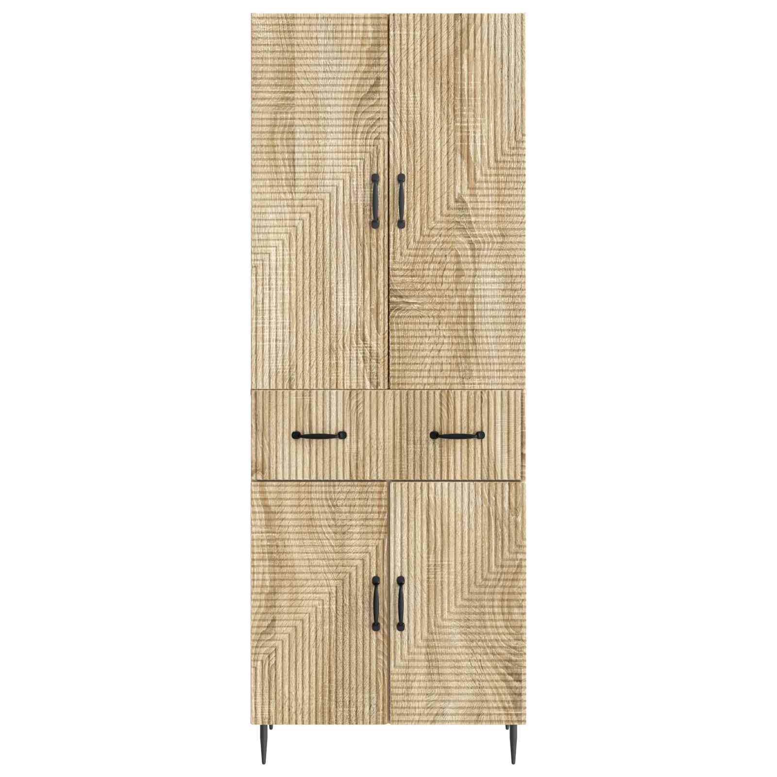Комплект шкафове 2 pcs Дъб сонома 66 x 34,5 x 89,5 см – изображение 4