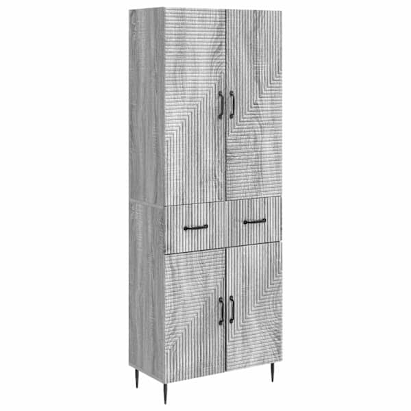 vidaXL Kapi Komplekt 2 tk Hall Sonoma Tehispuit