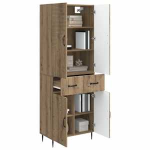 Sada skříněk 2 pcs Dub artisan 66 x 34,5 x 89,5 cm - obrázek 2