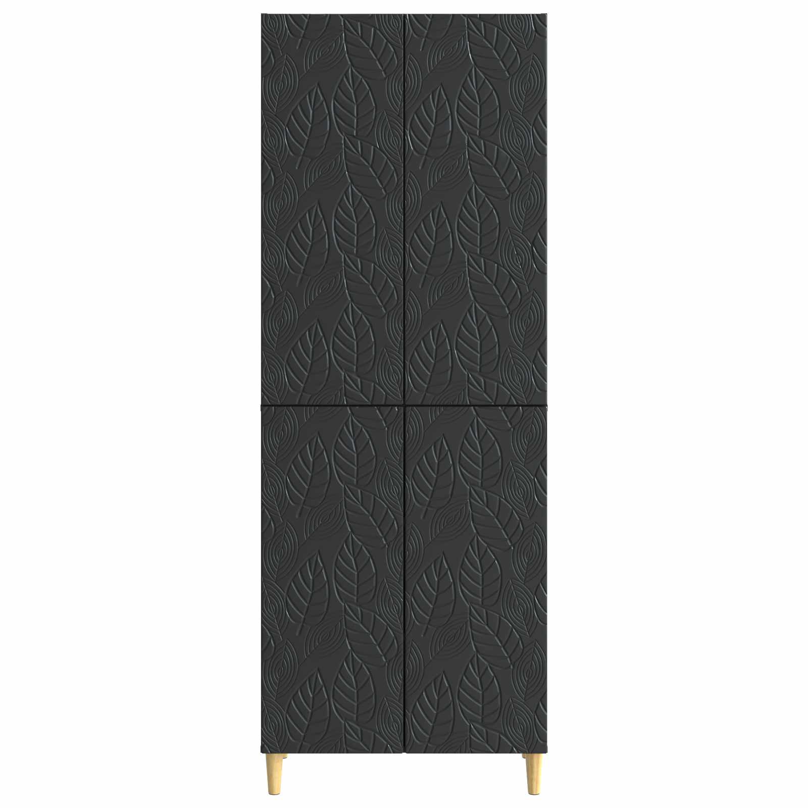 Set omar 2 pcs Črna Inženirski les - slika 4