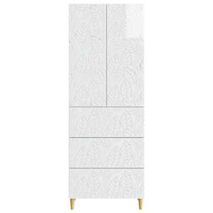 Sada skříněk 2 pcs Bílá s vysokým leskem 66 x 34,5 x 90 cm - obrázek 4