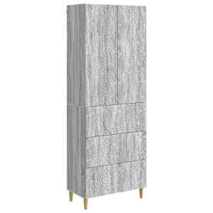 Set omar 2 pcs Siva Sonoma 66 x 34,5 x 90 cm Inženirski les