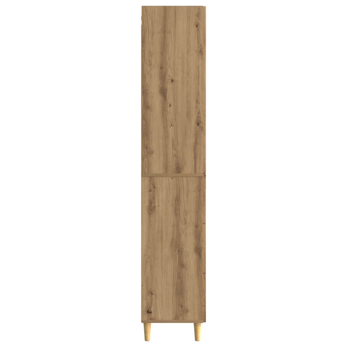 Skab Sæt 2 stk. 66 x 34,5 x 90 cm Konstrueret træ - Billede 6