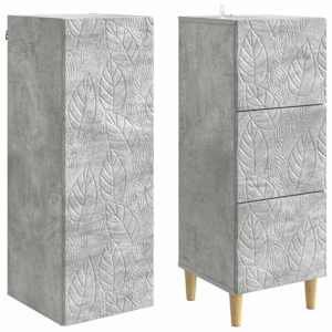 Sada skříněk 2 pcs Betonově šedá 33 x 34,5 x 90 cm - obrázek 3