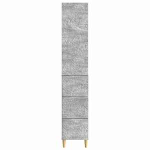Sada skříněk 2 pcs Betonově šedá 33 x 34,5 x 90 cm - obrázek 4