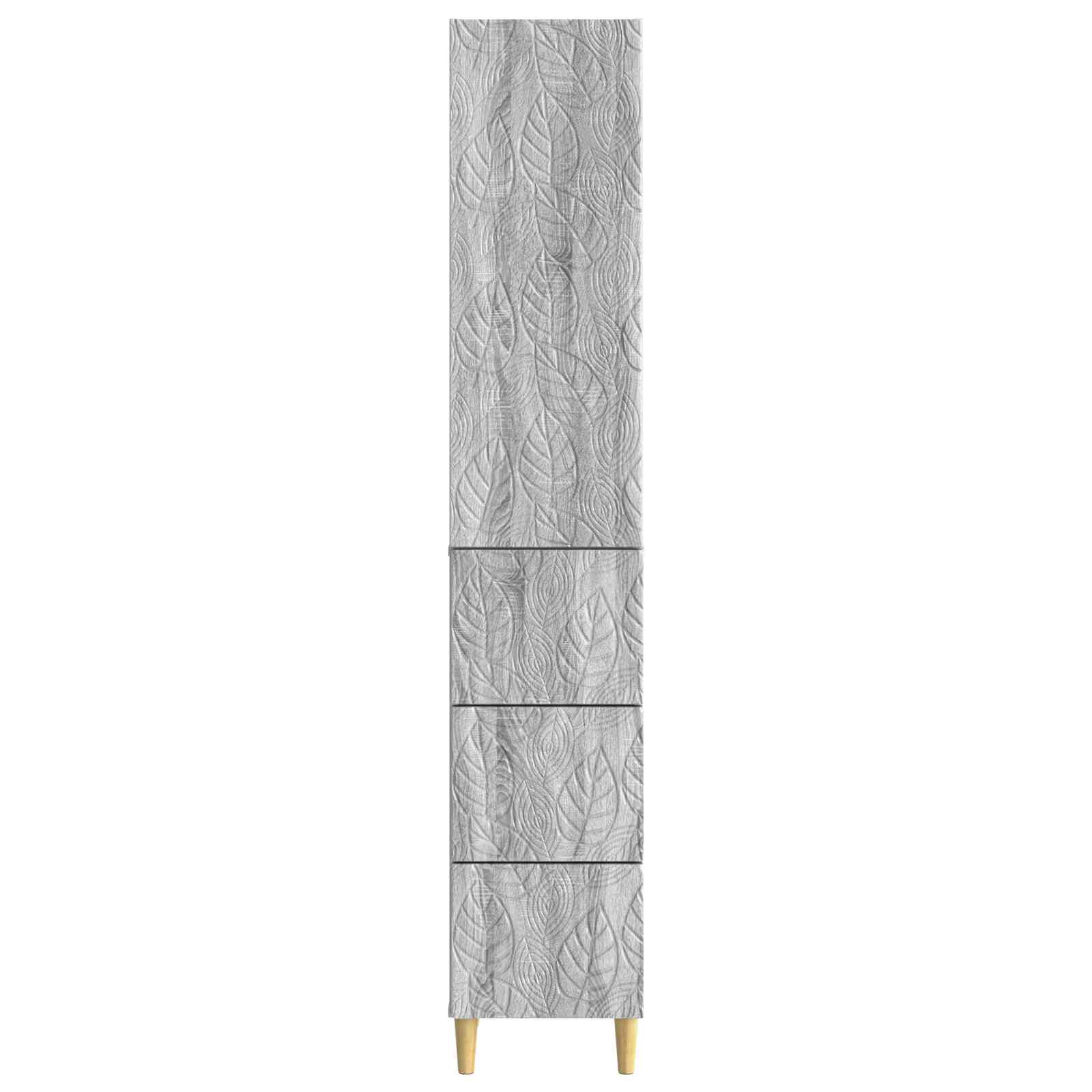 Kaappisarja 2 pcs Harmaa Sonoma 33 x 34,5 x 90 cm Tekninen puu - Image 4