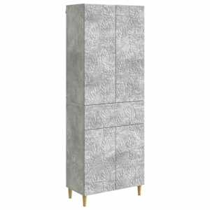 Sada skříněk 2 pcs Betonově šedá Kompozitní dřevo - obrázek 1
