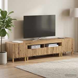 5-delna LED TV omarica Artisan hrast Inženirski les