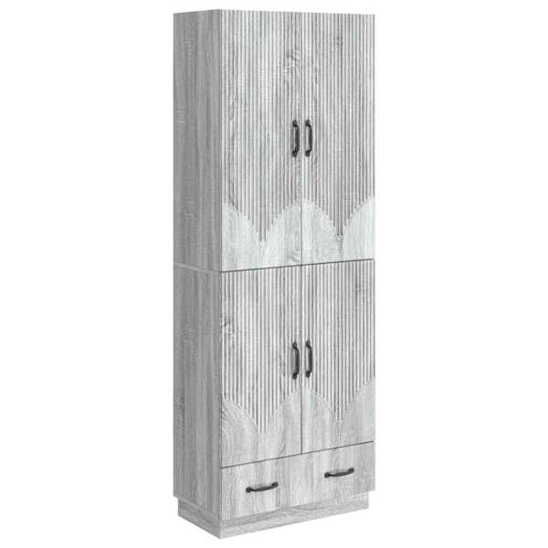 vidaXL Kapi Komplekt 2 tk Hall Sonoma Tehispuit