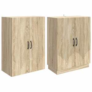 Sada skříněk 2 pcs Dub sonoma Kompozitní dřevo - obrázek 3