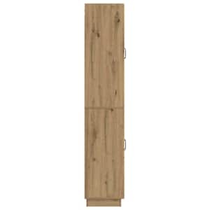 Sada skříněk 2 pcs Dub artisan Kompozitní dřevo - obrázek 5