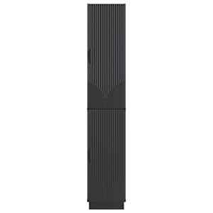 Sada skříněk 2 pcs Černá Kompozitní dřevo - obrázek 4