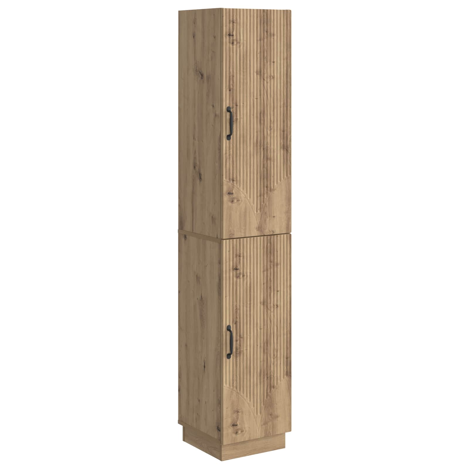 vidaXL Schrankset 2 pcs Artisan-Eiche Holzwerkstoff