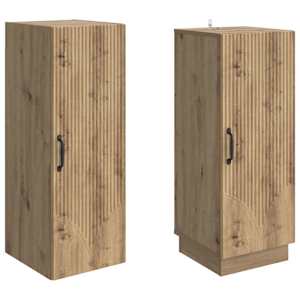 Sada skříněk 2 pcs Dub artisan Kompozitní dřevo - obrázek 3