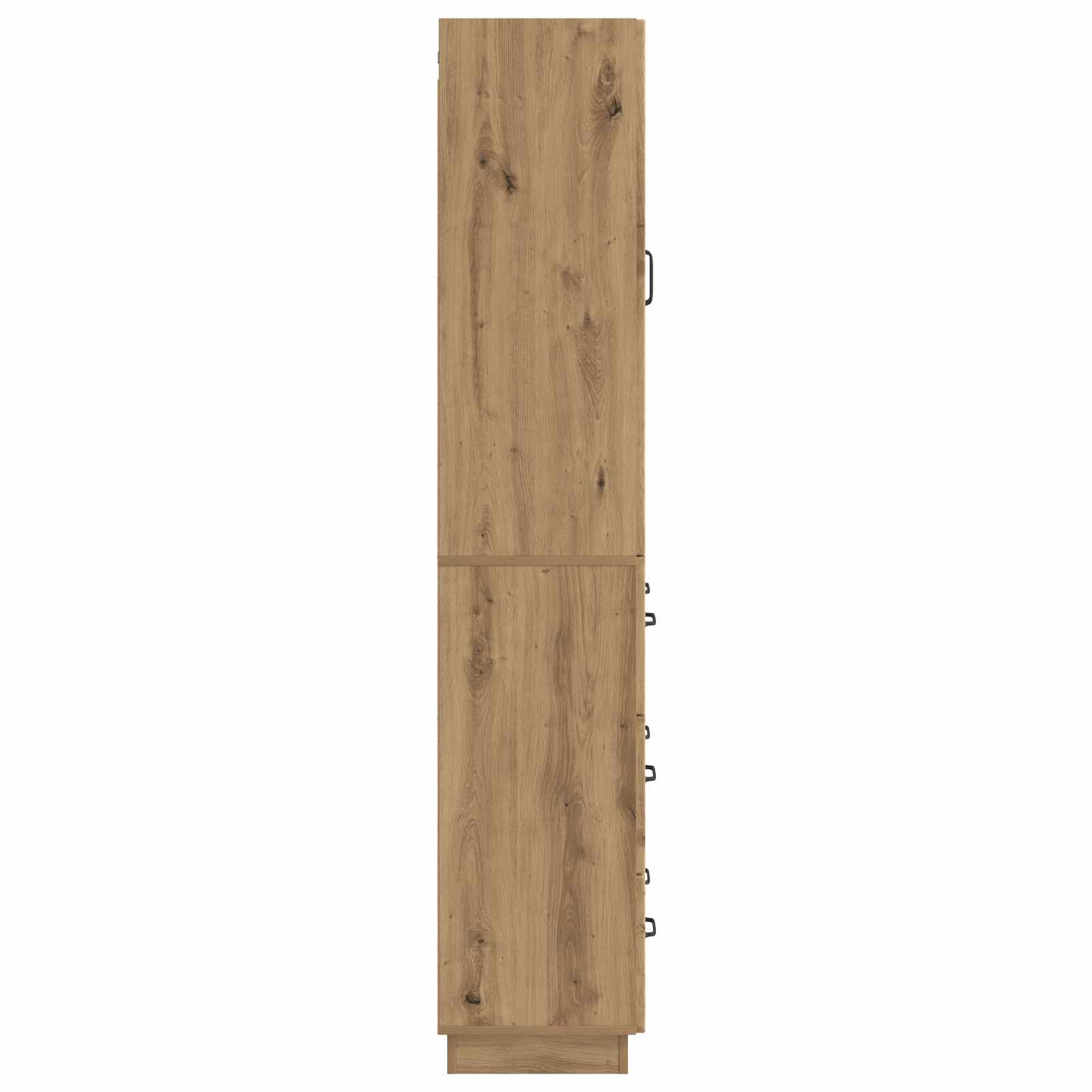 Kaappisarja 2 pcs Artisaanitammi 66 x 34,5 x 87 cm Tekninen puu - Image 5