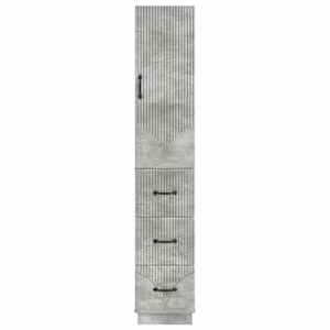 Sada skříněk 2 pcs Betonově šedá 33 x 34,5 x 87 cm - obrázek 4