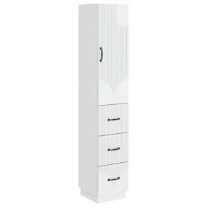 Sada skříněk 2 pcs Bílá s vysokým leskem 33 x 34,5 x 87 cm - obrázek 1