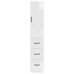 Sada skříněk 2 pcs Bílá s vysokým leskem 33 x 34,5 x 87 cm - obrázek 4
