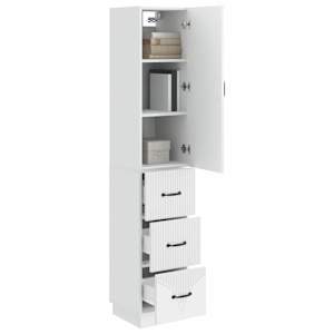 Sada skříněk 2 pcs Bílá s vysokým leskem 33 x 34,5 x 87 cm - obrázek 2
