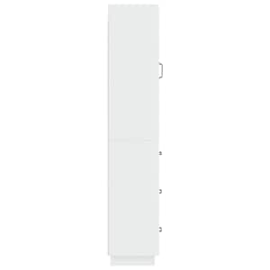Sada skříněk 2 pcs Bílá s vysokým leskem 33 x 34,5 x 87 cm - obrázek 5