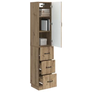 Sada skříněk 2 pcs Dub artisan 33 x 34,5 x 87 cm - obrázek 2