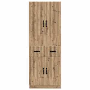 Sada skříněk 2 pcs Dub artisan Kompozitní dřevo - obrázek 4